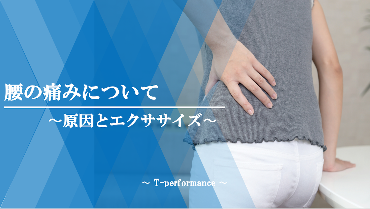 腰の痛みについて｜原因とセルフエクササイズ|T-performance